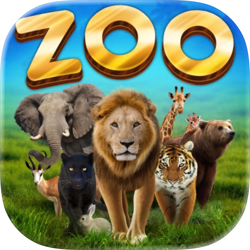 Apple App Store cover for VR Zoo Animals Roller Coaster