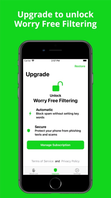 Block Spam Texts | Dont Text iPhone screenshot 4 - Utilities app