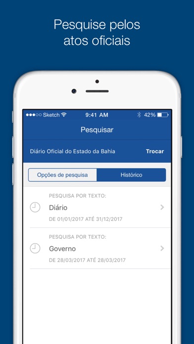 EGBA - Imprensa Oficial iPhone screenshot 4