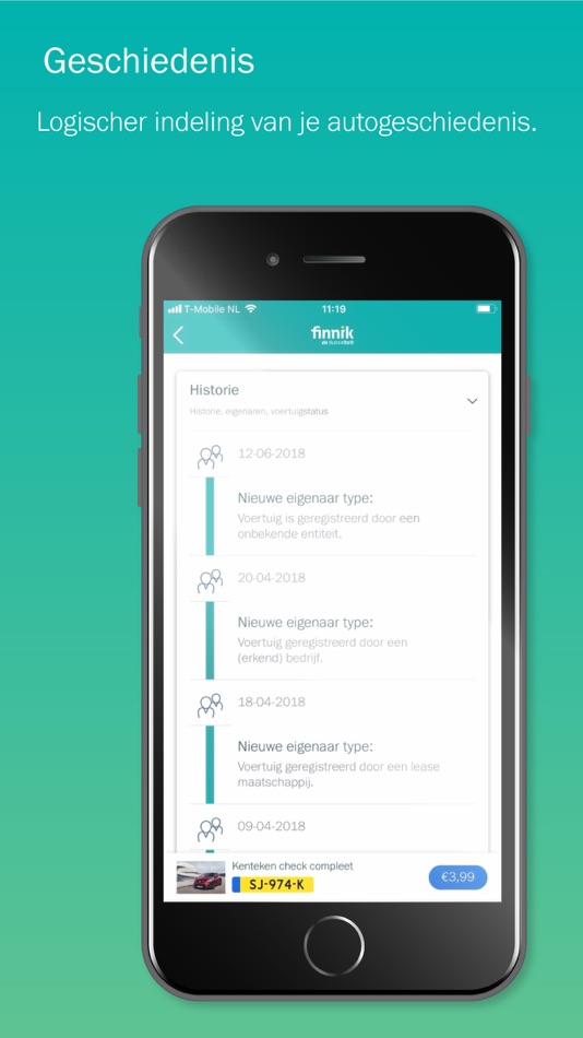 #5. Finnik iKenteken (iOS) 由: VWE Automotive B.V.