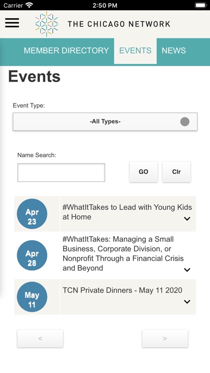 The Chicago Network Mobile App