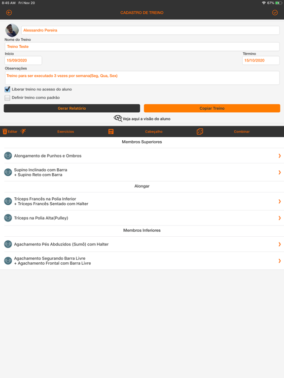 Screenshot #5 pour Avaliação Física PRO