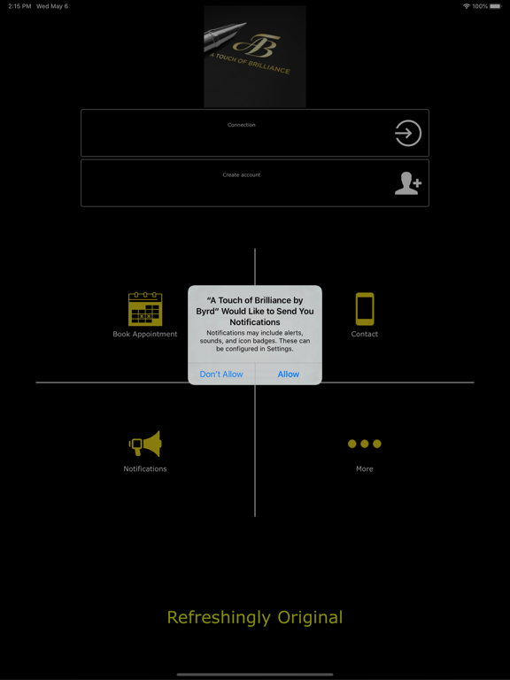 A Touch of Brilliance by Byrd iPad screenshot 2 - Business app
