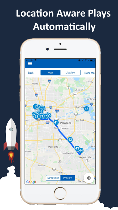 Screenshot #2 pour Houston Audio GPS Driving Tour