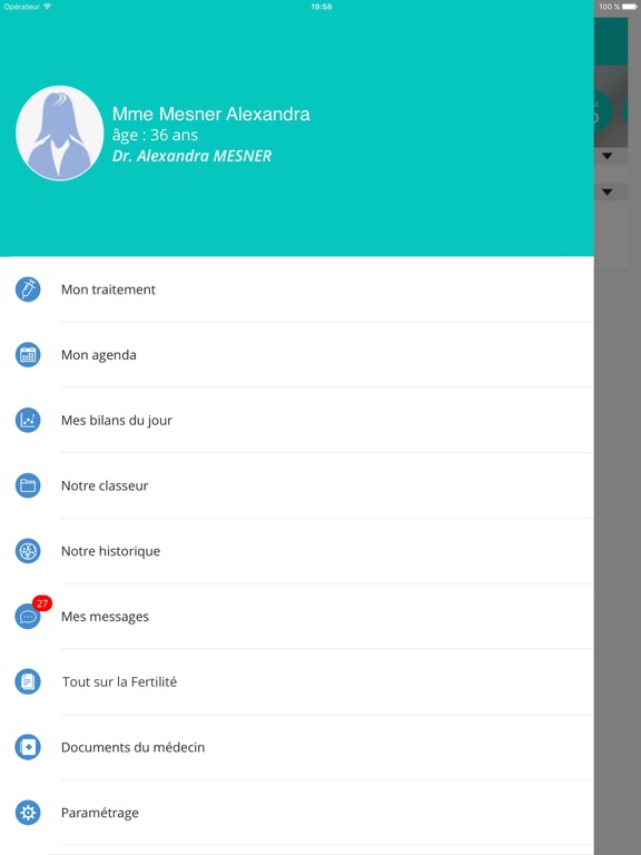 WiStim - Fertility Tracker iPad screenshot 4 - Medical app