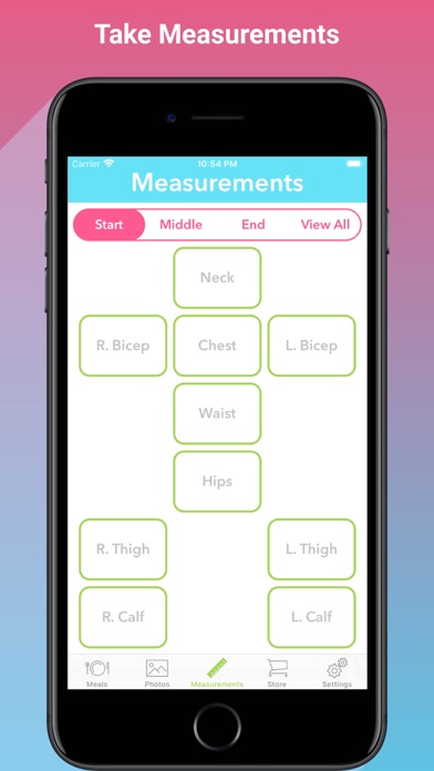 Meal Replacement Tracker Screenshot