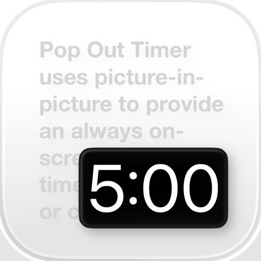 Pop Out Timer Stopwatch Clock
