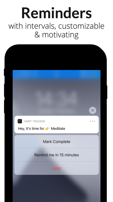 Simple Habit and Goal Tracker iPhone screenshot 5 - Productivity app