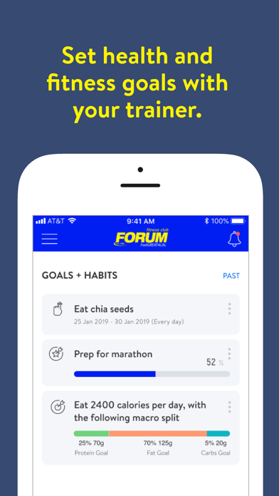 Forum Fitness ResultsConnect+ Screenshot