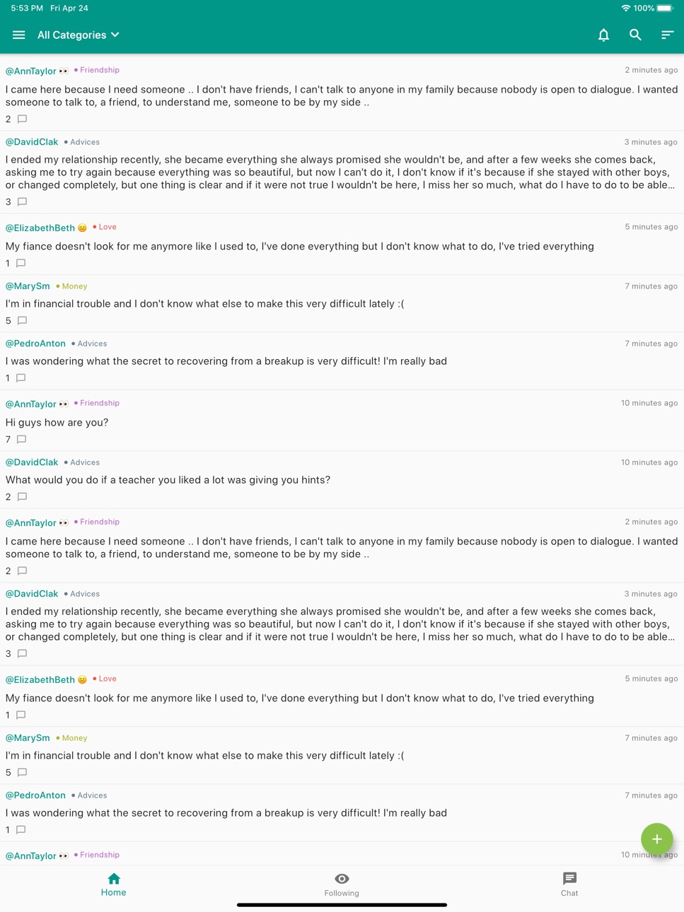 iPad screenshot