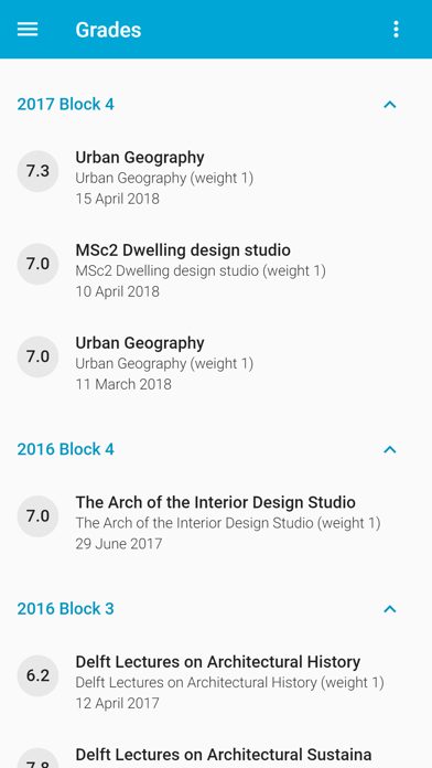 My TU Delft Student Screenshot