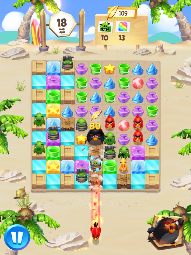 ‎Angry Birds Match 3 Screenshot