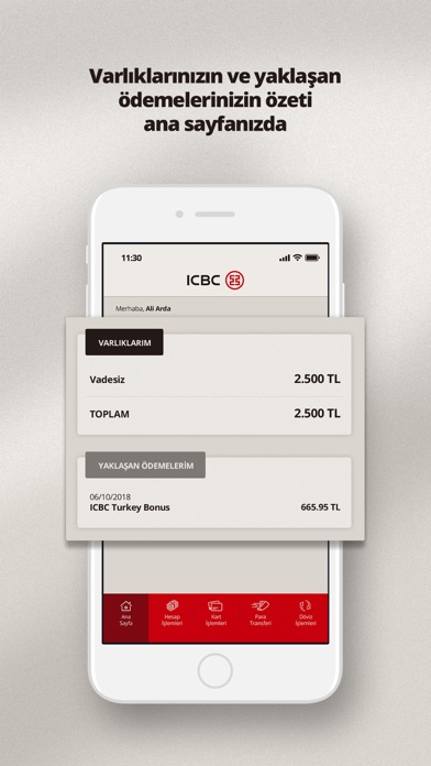 Screenshot #1 pour ICBC Turkey