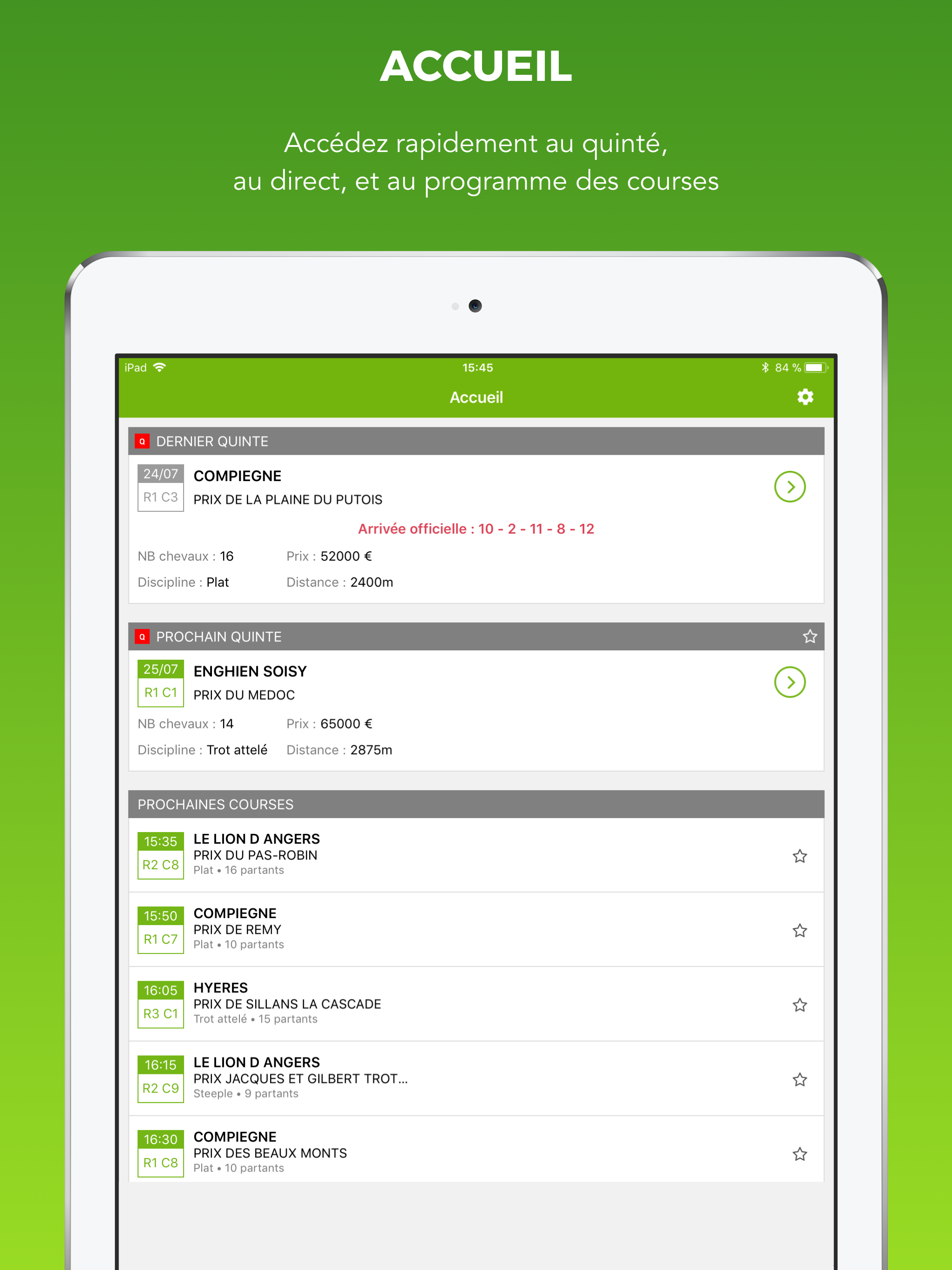 Turfoo Résultats Turf et Prono