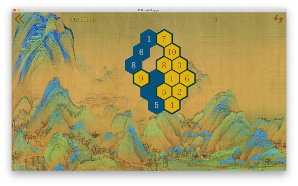 #7. 15 Puzzle Polygon (macOS) 게시자: 振华 许