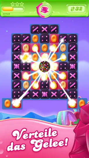 Screenshot von Candy Crush Jelly Saga auf dem iPhone 1