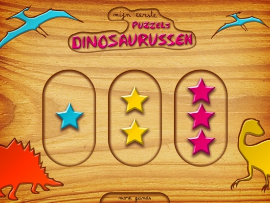 Mijn eerste puzzles Dinosaurus iPad app afbeelding 5