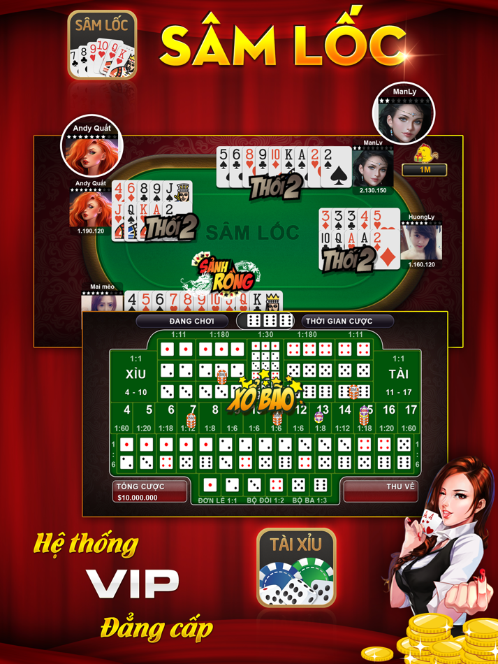#3. Sanh Rong - Game danh bai (iOS) 由: MINH VIET HIGH TECHNOLOGY DEPLOYMENT JOINT STOCK COMPANY