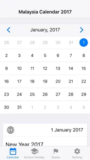 Malaysian Calendar screenshot 4