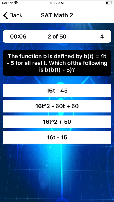 SAT Exam Prep 2025-2026 iPhone screenshot