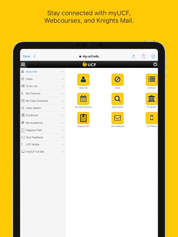 Screenshot #6 pour UCF Mobile