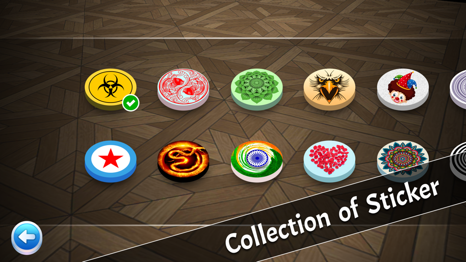 #2. Carrom Challenge: Multiplayer (iOS) Podle: Akruti Patel