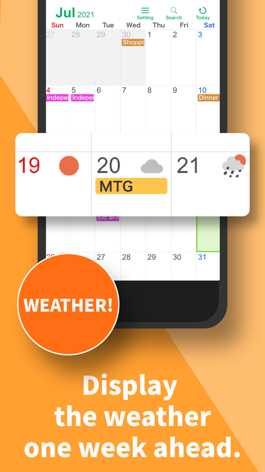 #5. Simple Calendar - SimpleCal (iOS) 由: Yohei Fujikawa