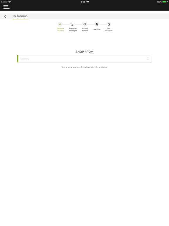 Shippn - Worldwide Shop & Ship iPad screenshot 4 - Shopping app