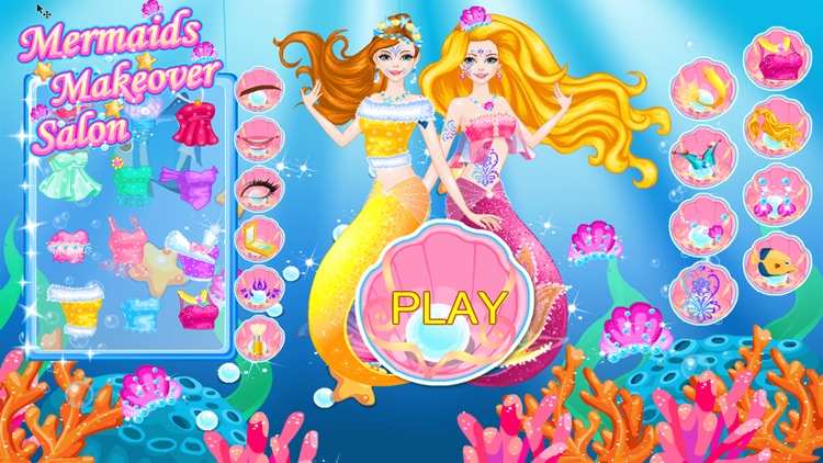 Mermaid Games, Dressing & Hair