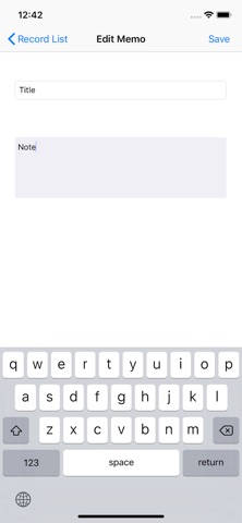 Notes Recorder iPhone screenshot