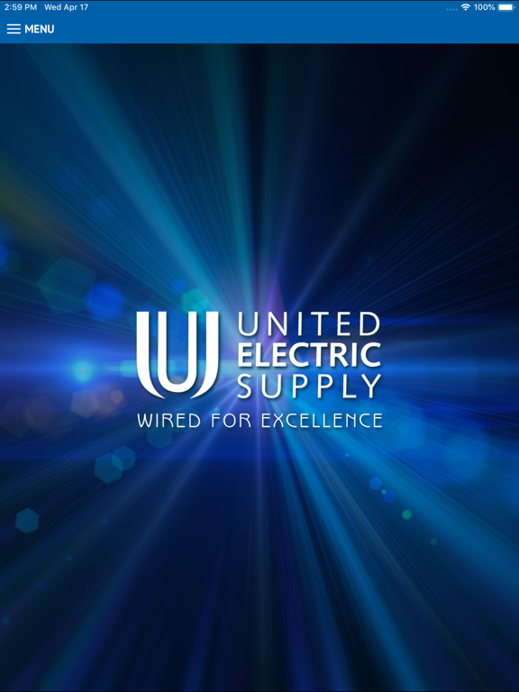 United Electric Supply iPad screenshot 1 - Shopping app