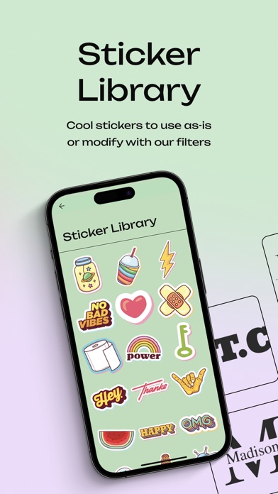 Fonts,Stickers and Monograms Screenshot