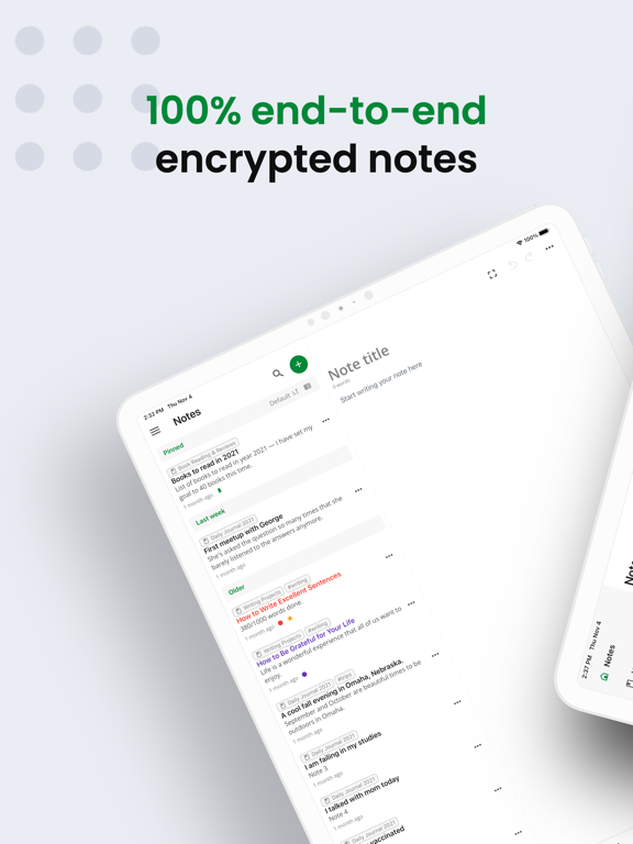 Screenshot #4 pour Notesnook: Private note taking