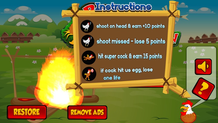 Run Chicken Run: Shooting Game screenshot-3