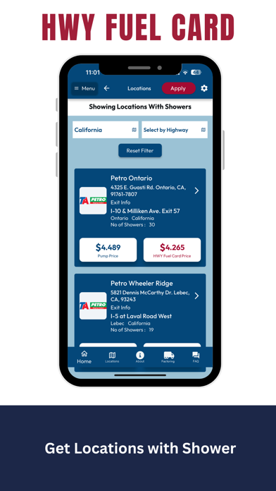 HWY FUEL CARD Screenshot
