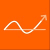 Stock market news tracker icon
