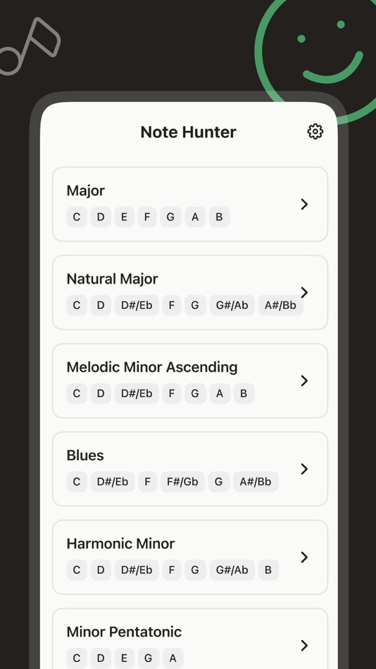 #1. Note Hunter: Music Trainer (macOS) بواسطة: Akos Komuves