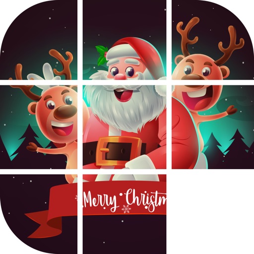 Merry Christmas Sliding Puzzle