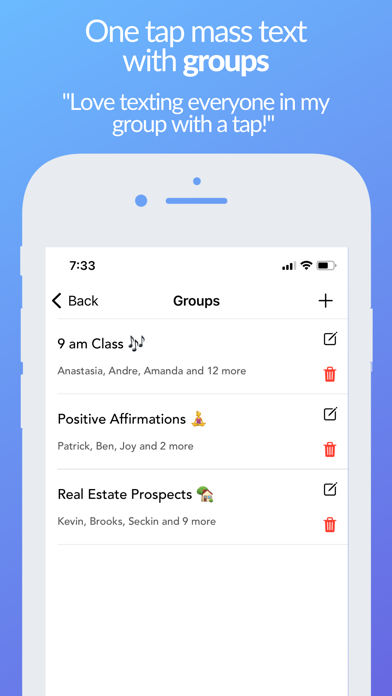 Fext | SMS & Mass Text Message Screenshot