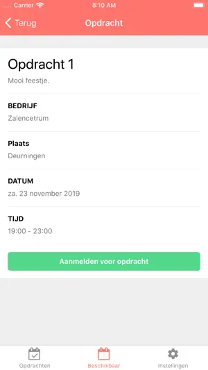 StudentKelner screenshot 3