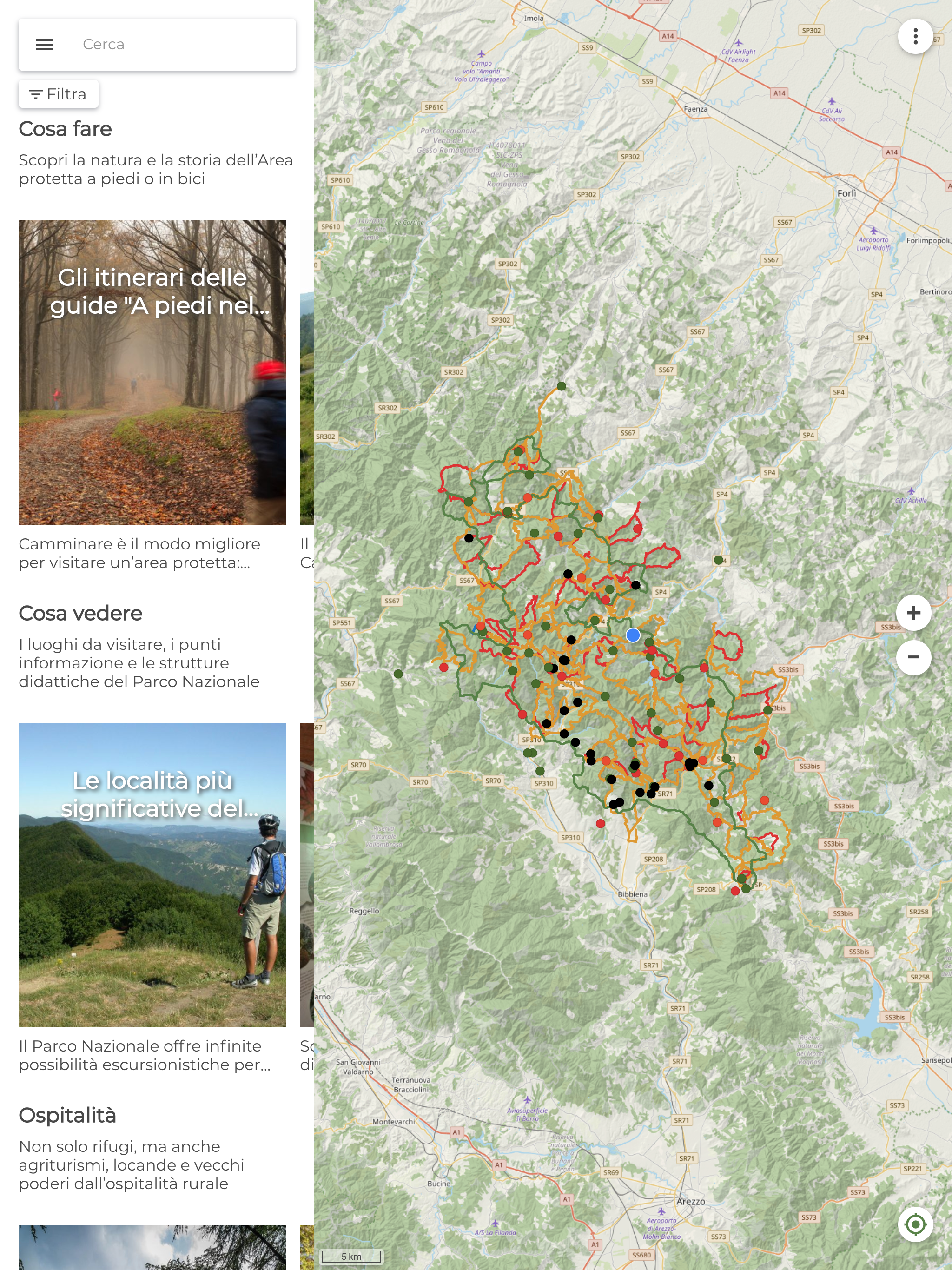 PNFC Trekking Map