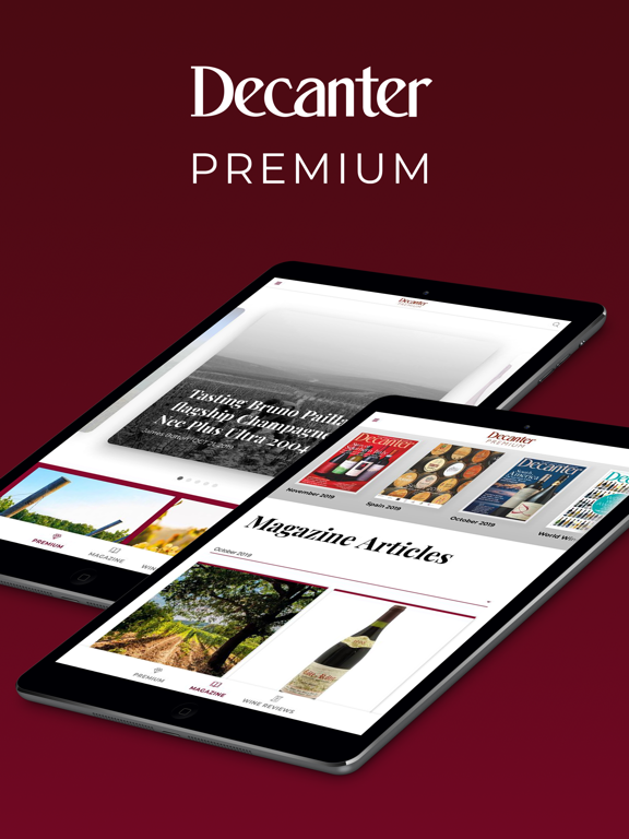 Decanter Premium: Wine Reviews iPad screenshot