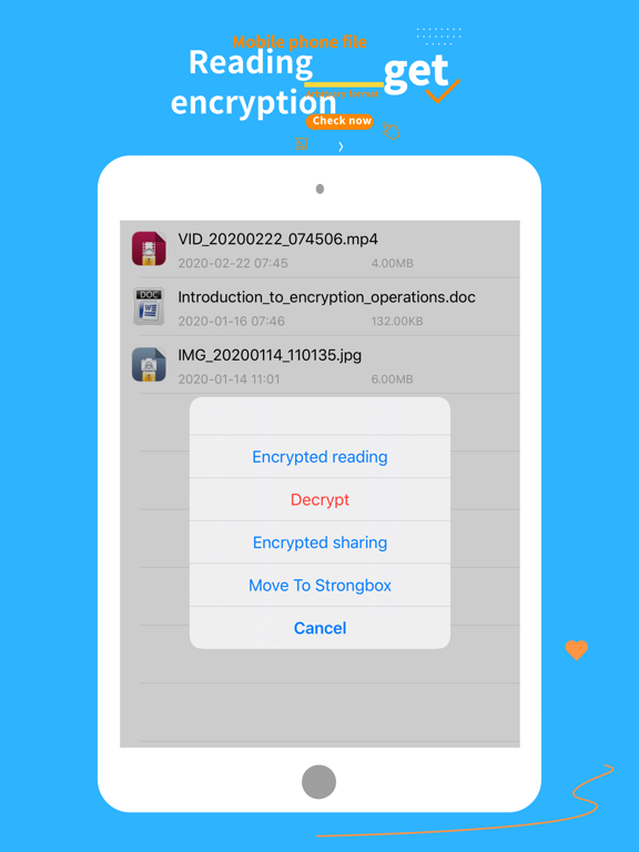 360 Encrypt iPad screenshot 4 - Utilities app