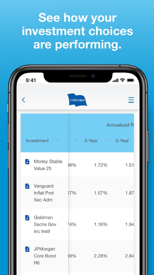 #3. The Standard – My Retirement (iOS) By: StanCorp Financial Group, Inc.