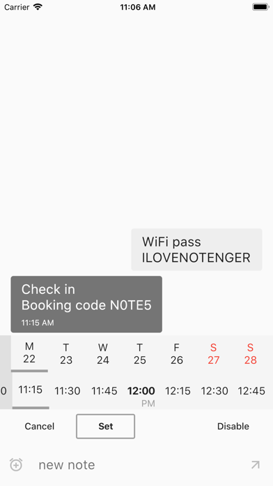 Notenger–fast notes reminders Screenshot 2 of 2