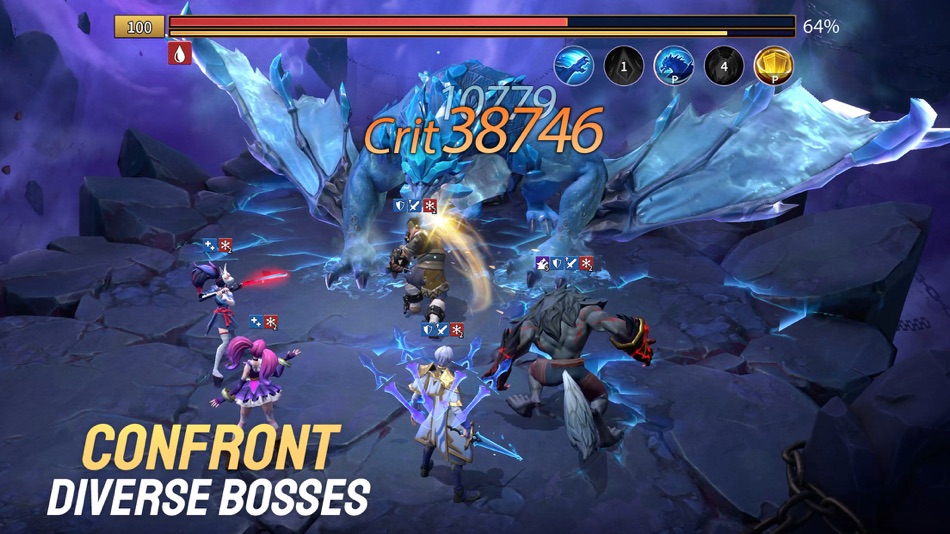 #4. Infinite Magicraid (iOS) โดย: DHGames Limited