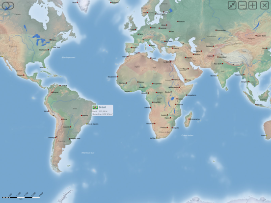 Screenshot #4 pour Atlas mondial et carte MxGeo