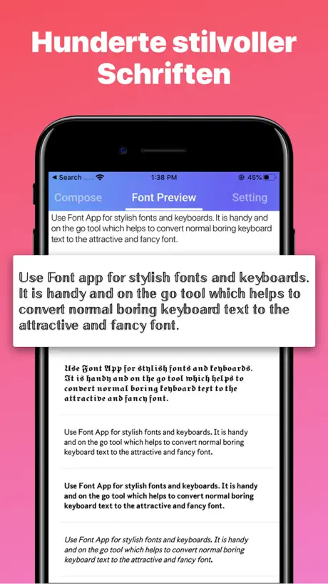Schrift - Tastatur Hintergrund
