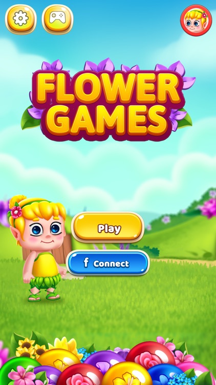 Flower Games - Bubble Pop 2024 screenshot-7
