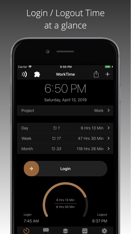 iboChron - Work Time Tracker